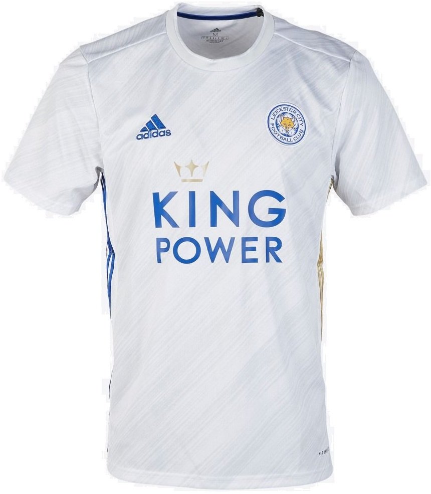 Camisa oficial Adidas Leicester City 2020 2021 II jogador branca